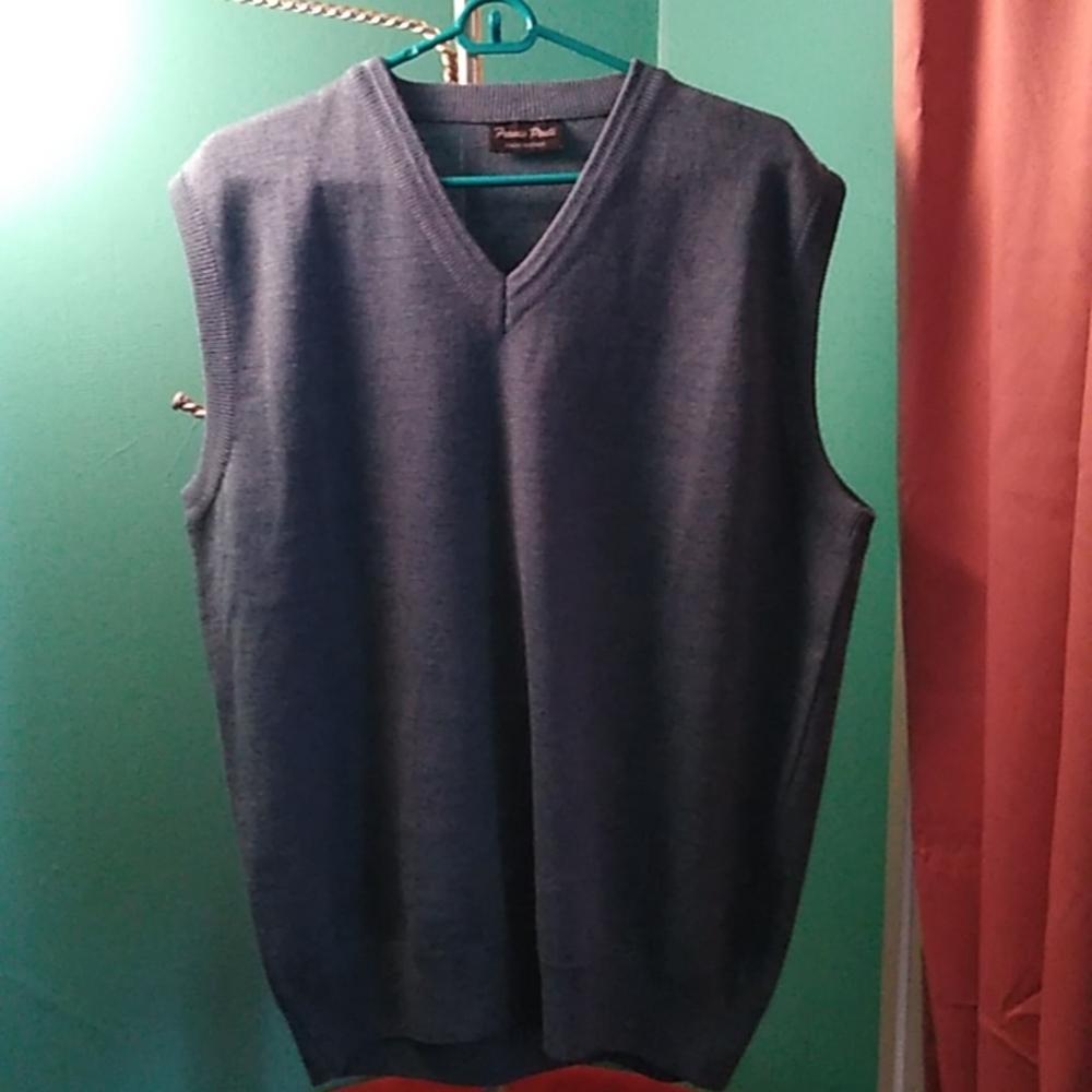 Franco Ponti v-neck sweater vest size L